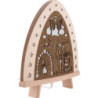 Light Triangle "Mrs. Holle" - 30x32 cm / 11.8x12.6 inch