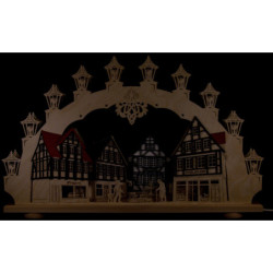 3D-Doppelschwibbogen Altstadt - 66x41x6 cm