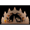 Candle Arch - "Family of Deers" - 52x32x6 cm / 20.5x12.6x2.4 inch