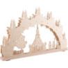Candle Arch - "Church of Seiffen" - 52x31,7x4,5 cm / 20.5x12.5x1.8 inch