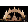 Candle Arch - "Church of Seiffen" - 52x31,7x4,5 cm / 20.5x12.5x1.8 inch