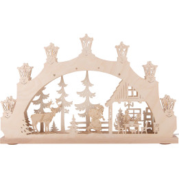 Candle Arch - "Christmas Eve" - 52x32x6 cm / 20.5x12.6x2.4 inch