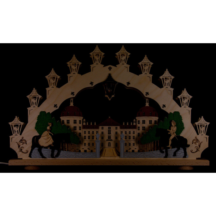 Candle Arch "Moritzburg" - 66x41 cm / 26x16.1 inch