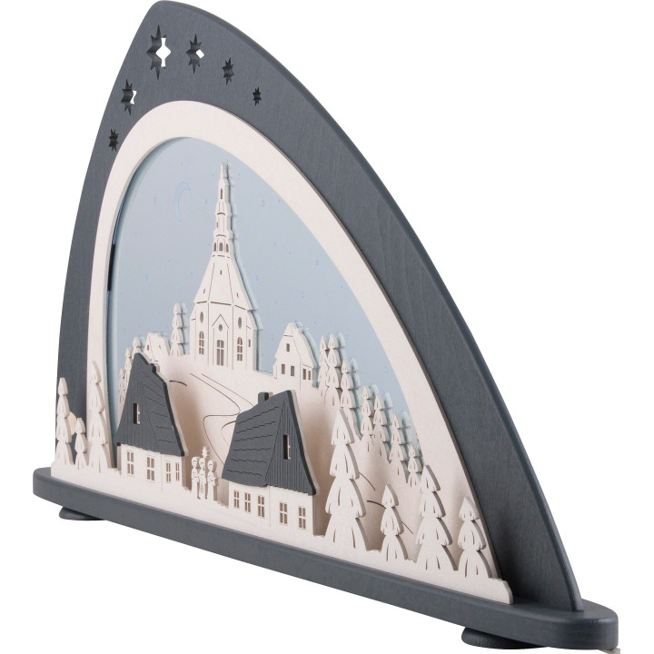Candle Arch - "Seiffen" - 66x33,8 cm / 26x13.3 inch