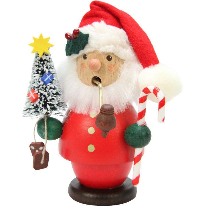 Räuchermännchen Weihnachtsmann rot - 13 cm