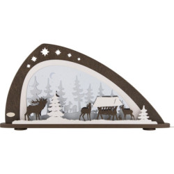 Candle Arch - "Animals of the Forest" - 66x33,8 cm / 26x13.3 inch