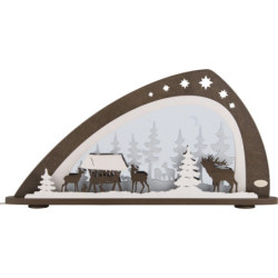 Candle Arch - "Animals of the Forest" - 66x33,8 cm / 26x13.3 inch