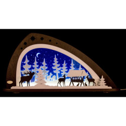 Candle Arch - "Animals of the Forest" - 66x33,8 cm / 26x13.3 inch