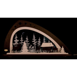 Candle Arch - "Animals of the Forest" - 66x33,8 cm / 26x13.3 inch