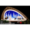 Candle Arch - "Animals of the Forest" - 66x33,8 cm / 26x13.3 inch