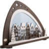 Candle Arch -"Winter in the Old Town" - 66x33,8 cm / 26x13.3 inch