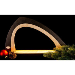 Leerbogen asymmetrisch braun/natur - 52x29,7 cm