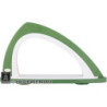 Leerbogen asymmetrisch grün/weiß - 52x29,7 cm