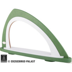 Leerbogen asymmetrisch grün/weiß - 52x29,7 cm