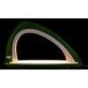 Leerbogen asymmetrisch grün/weiß - 52x29,7 cm