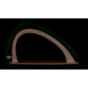 Light Arch without Figurines - Asymmetrical Green/White - 52x29,7 cm / 20.5x11.7 inch