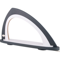 Leerbogen asymmetrisch grau/weiß - 52x29,7 cm