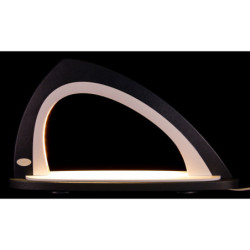 Leerbogen asymmetrisch grau/weiß - 52x29,7 cm