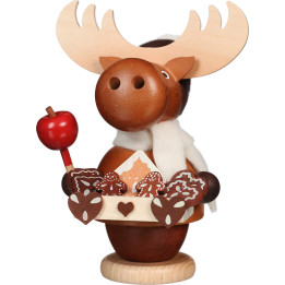 Räuchermännchen Elch Lebkuchenverkäufer - 13,5 cm