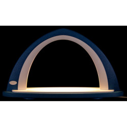 Leerbogen blau/weiß - 52x29,7 cm