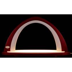 Leerbogen bordeaux/weiß - 52x29,7 cm