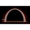 Light Arch without Figurines - Bordeaux/White - 52x29,7 cm / 20.5x11.7 inch