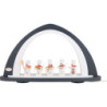 Leerbogen grau/weiß - 52x29,7 cm