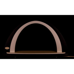 Light Arch without Figurines - Grey/White - 52x29,7 cm / 20.5x11.7 inch