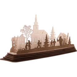 Handicraft Set - Tea Light Holder - Magic of Christmas - 57x25,5 cm / 22.4x10 inch