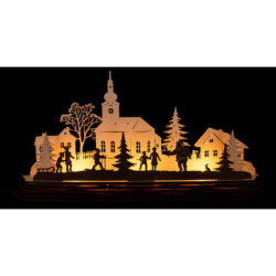 Handicraft Set - Tea Light Holder - Magic of Christmas - 57x25,5 cm / 22.4x10 inch