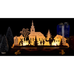 Handicraft Set - Tea Light Holder - Magic of Christmas - 57x25,5 cm / 22.4x10 inch