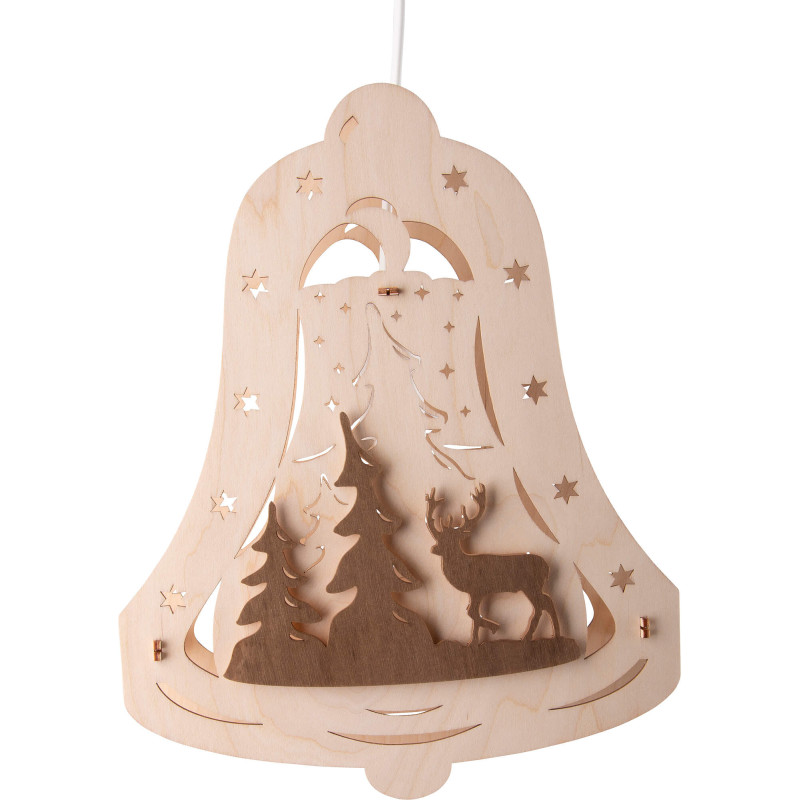 Window Picture Bell "Forest" - 22,5x28,5x5 cm / 8.6x11.2x2 inch