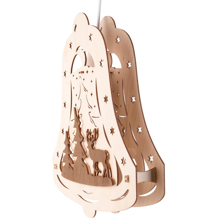 Window Picture Bell "Forest" - 22,5x28,5x5 cm / 8.6x11.2x2 inch