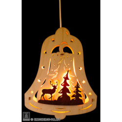 Window Picture Bell "Forest" - 22,5x28,5x5 cm / 8.6x11.2x2 inch