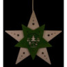 Window Picture Star "Oh Christmas Tree" White/Green - 30,5x29x6 cm / 12x11.4x2.4 inch