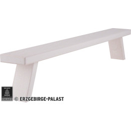 Schwibbogenbank weiß - 60x11x7,5 cm