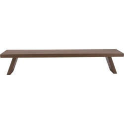 Schwibbogenbank breit braun - 60x11x13 cm