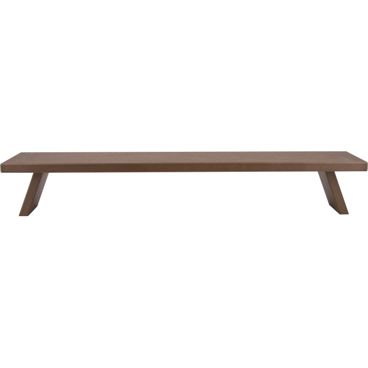 Schwibbogenbank breit braun - 70x11x13 cm