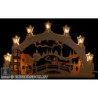 Candle Arch -  "Winter Child Ore Mountains" - 52x32x6 cm / 20.5x12.6x2.4 inch