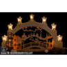 Candle Arch -  "Winter Child Ore Mountains" - 52x32x6 cm / 20.5x12.6x2.4 inch