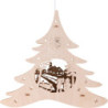 Fensterbild Tannenbaum "Winterspaß" - 28,5 cm