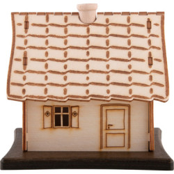Smoker - Hut - 11,3x10x11,3 cm / 4.4x4x4.4 inch