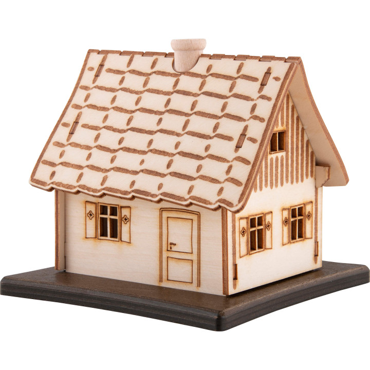 Smoker - Hut - 11,3x10x11,3 cm / 4.4x4x4.4 inch