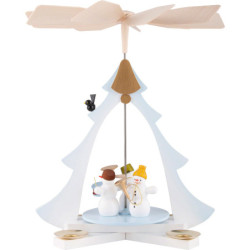 1-stöckige Pyramide Schneemannorchester - 28 cm
