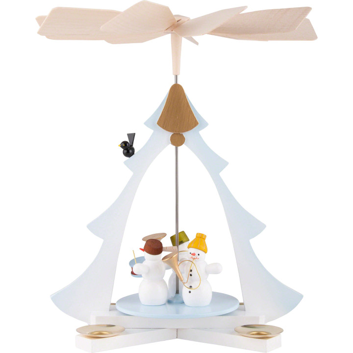 1-stöckige Pyramide Schneemannorchester - 28 cm