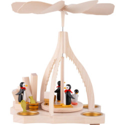1-stöckige Pyramide Pinguine auf Eisscholle - 26 cm