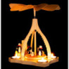 1-Tier Pyramid - Penguins on Ice Floe - 26 cm / 10.2 inch
