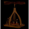 1-Tier Pyramid - Penguins on Ice Floe - 26 cm / 10.2 inch