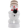 Schneemann-Musikant mit Klarinette - 8 cm
