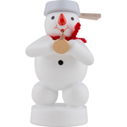 Schneemann Musikant mit Tuba - 8 cm